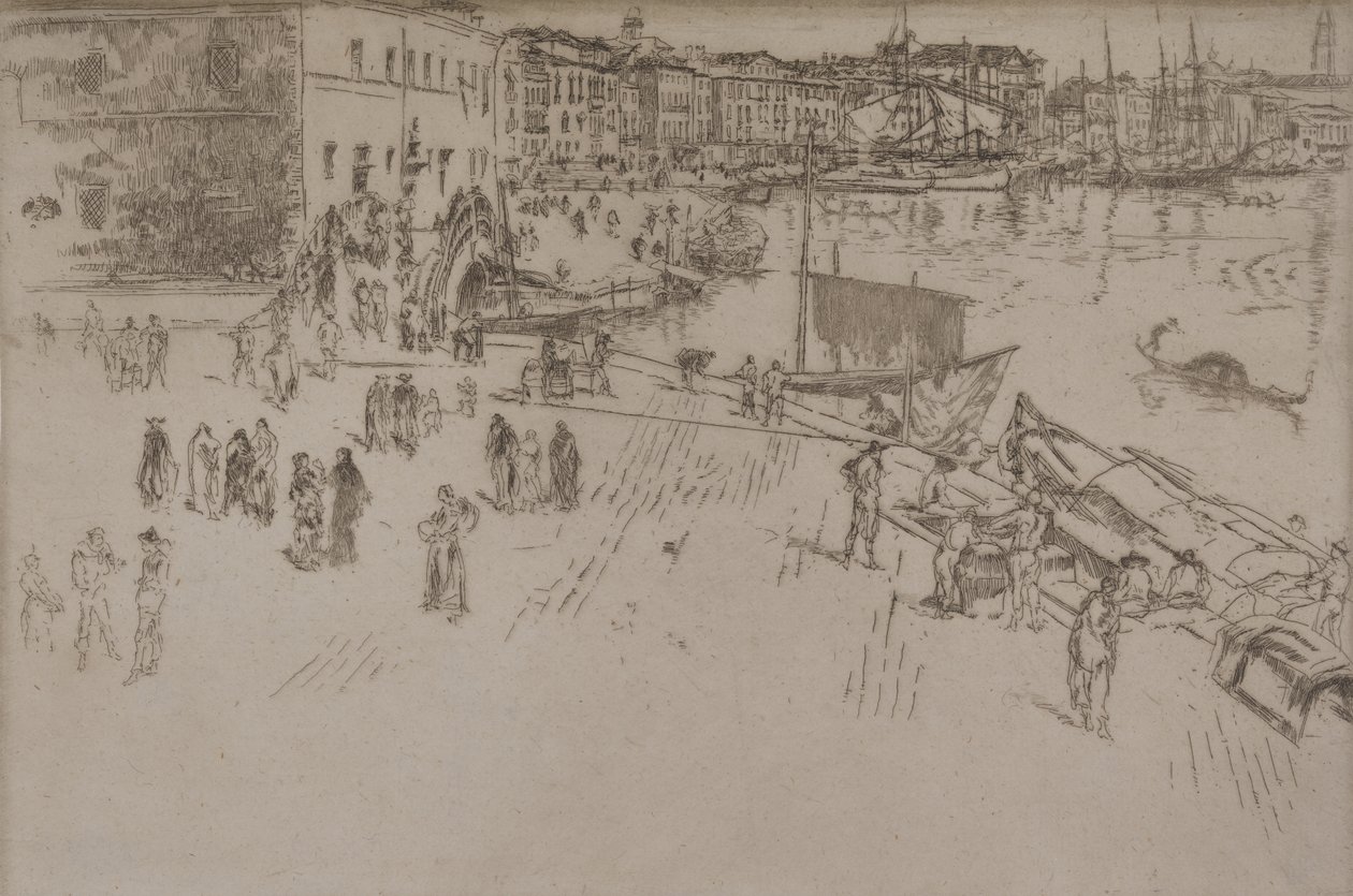 Riva, nr. 1 av James McNeill Whistler