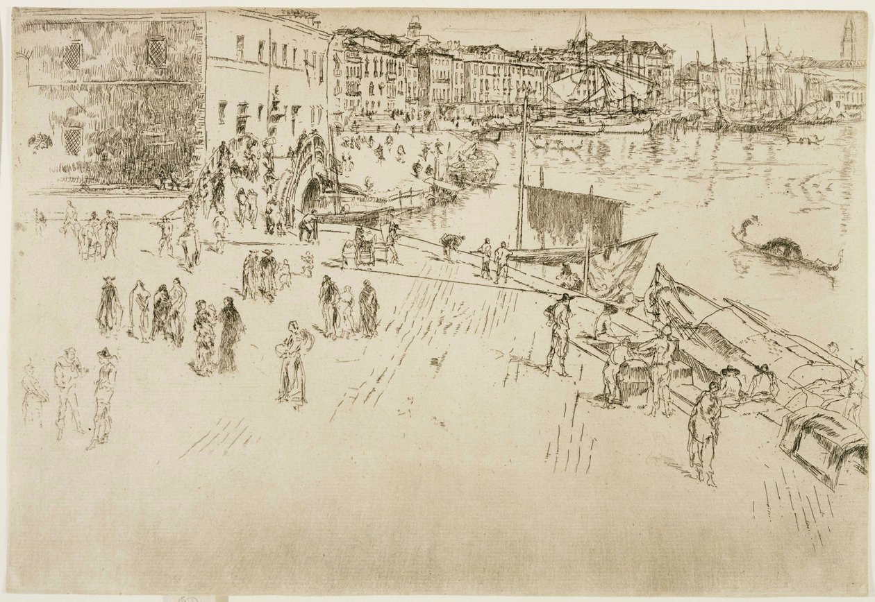 Riva, nr. 1 av James McNeill Whistler