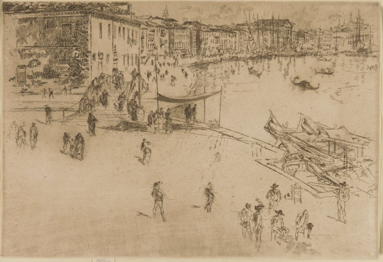 The Riva, nr. 2 av James Abbott McNeill Whistler