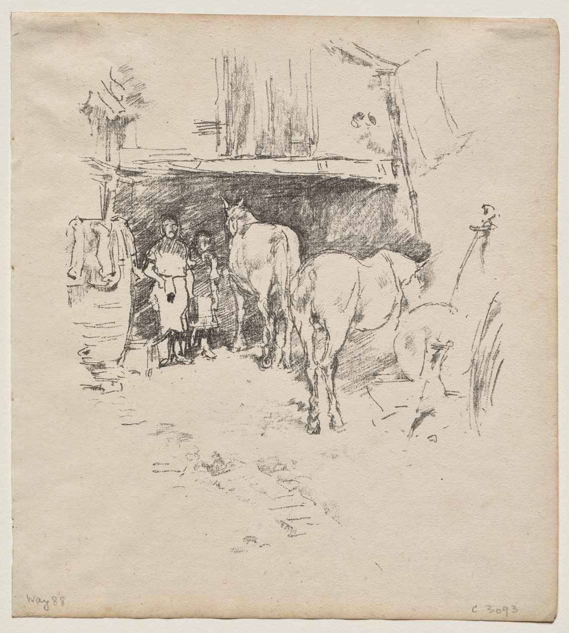 Smiths gårdsplass av James McNeill Whistler