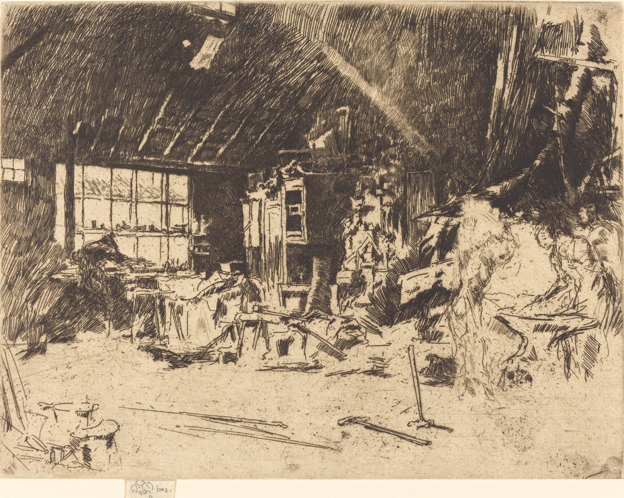 The Smithy av James Abbott McNeill Whistler