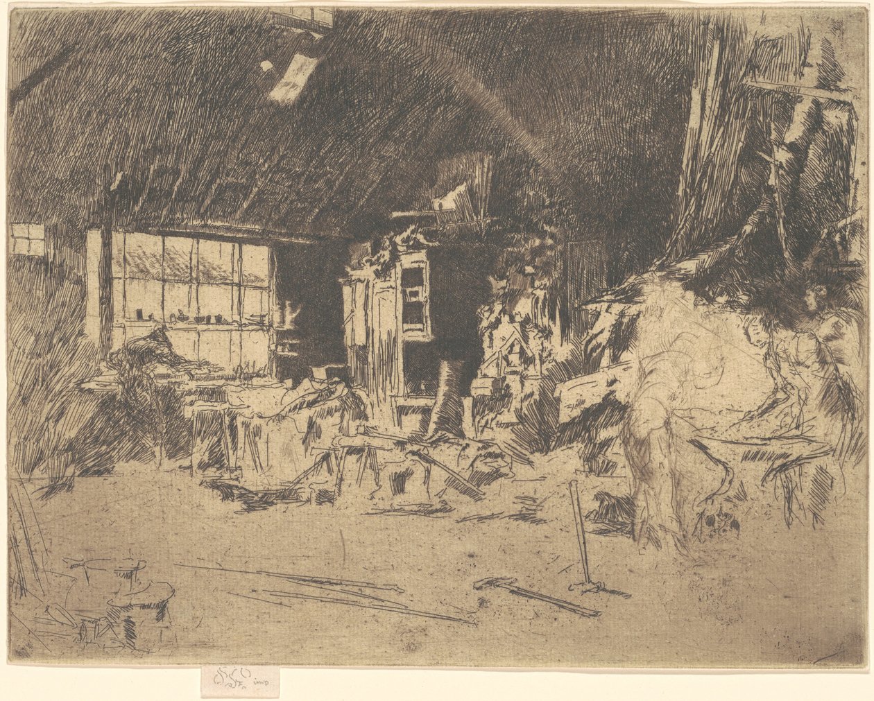 The Smithy av James Abbott McNeill Whistler