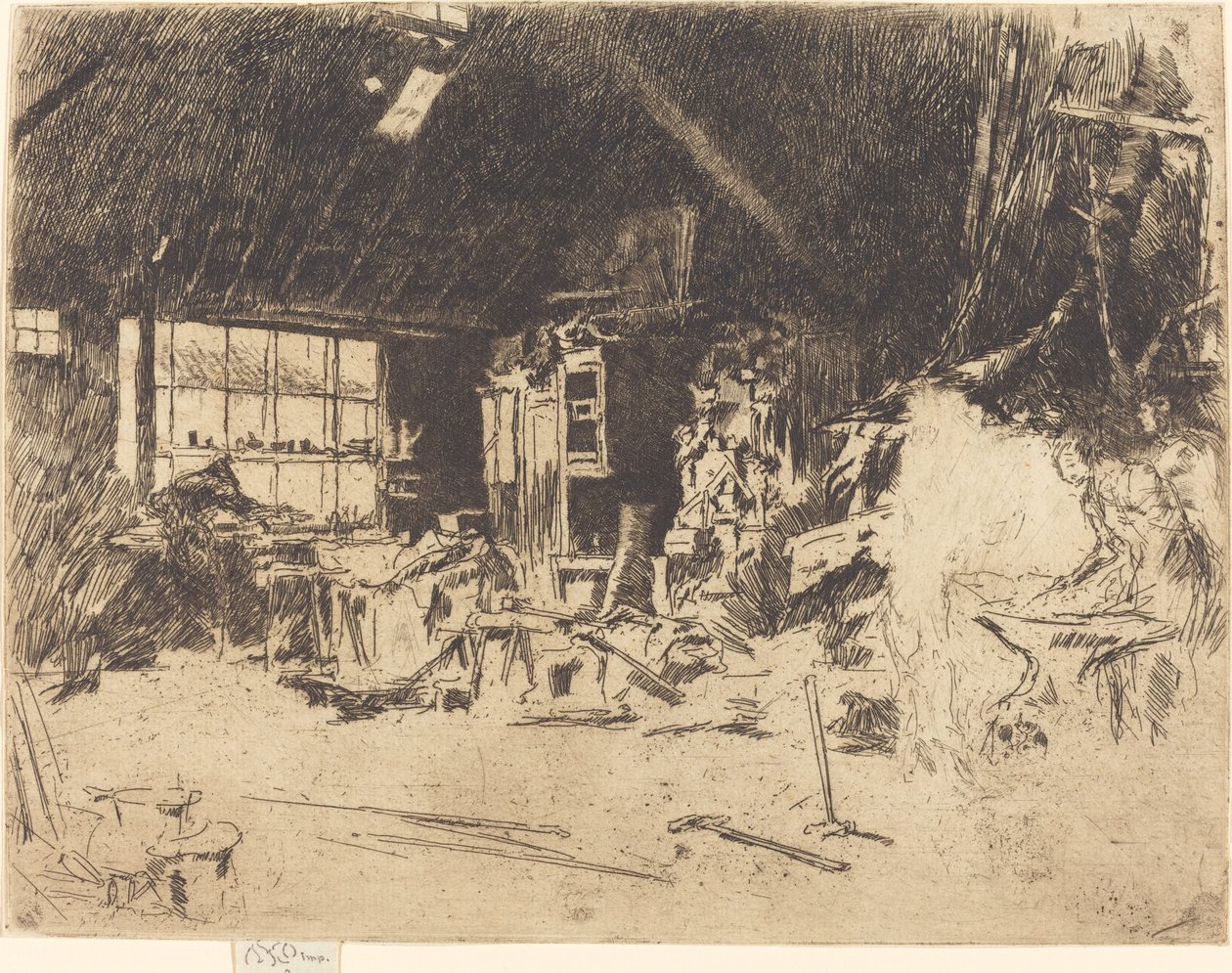 The Smithy av James Abbott McNeill Whistler