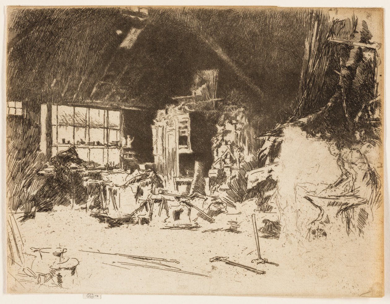 The Smithy av James Abbott McNeill Whistler