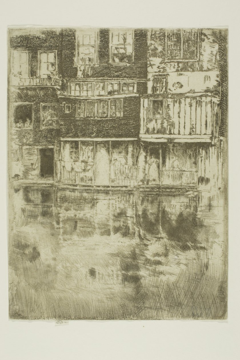 The Square House, Amsterdam av James Abbott McNeill Whistler