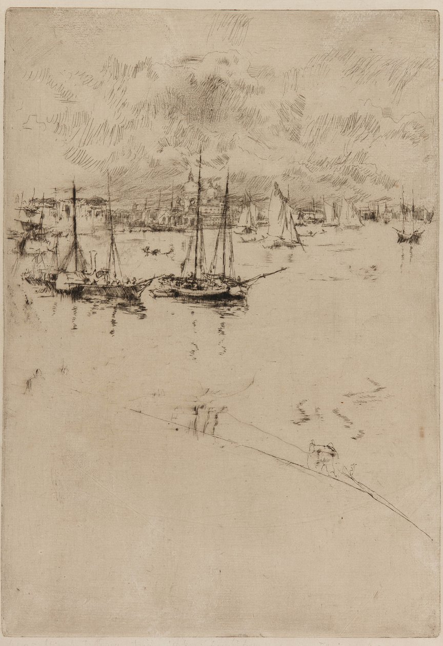 Dampbåten, Venezia av James Abbott McNeill Whistler