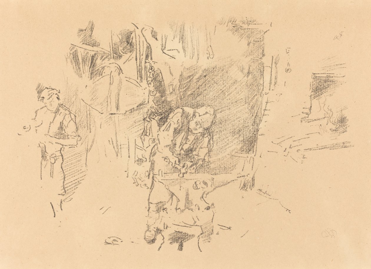 The Sunny Smithy av James Abbott McNeill Whistler