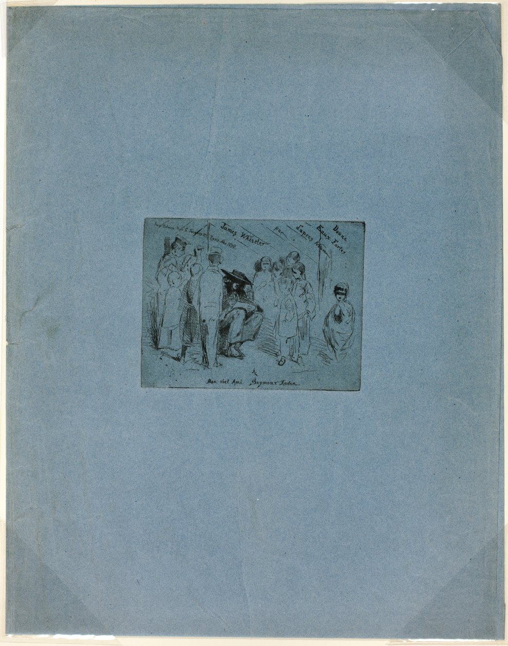 Tittelsiden for «Tolv etsninger fra naturen» av James McNeill Whistler