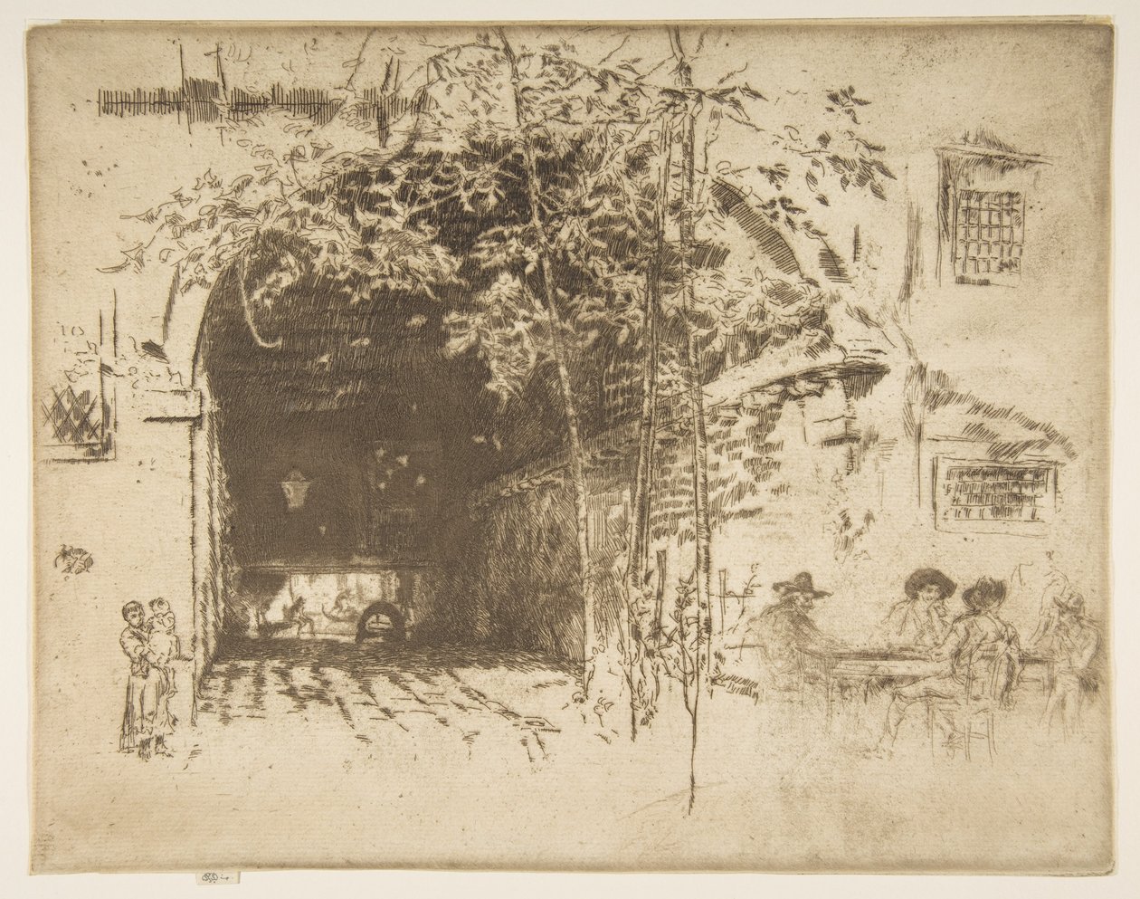 Traghettoen, nr. 2 av James McNeill Whistler