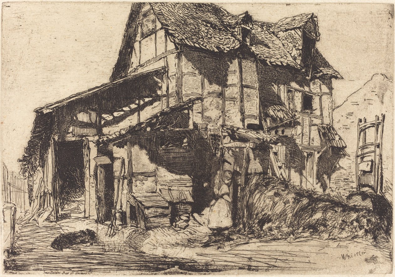 Den usikre leiegården av James Abbott McNeill Whistler