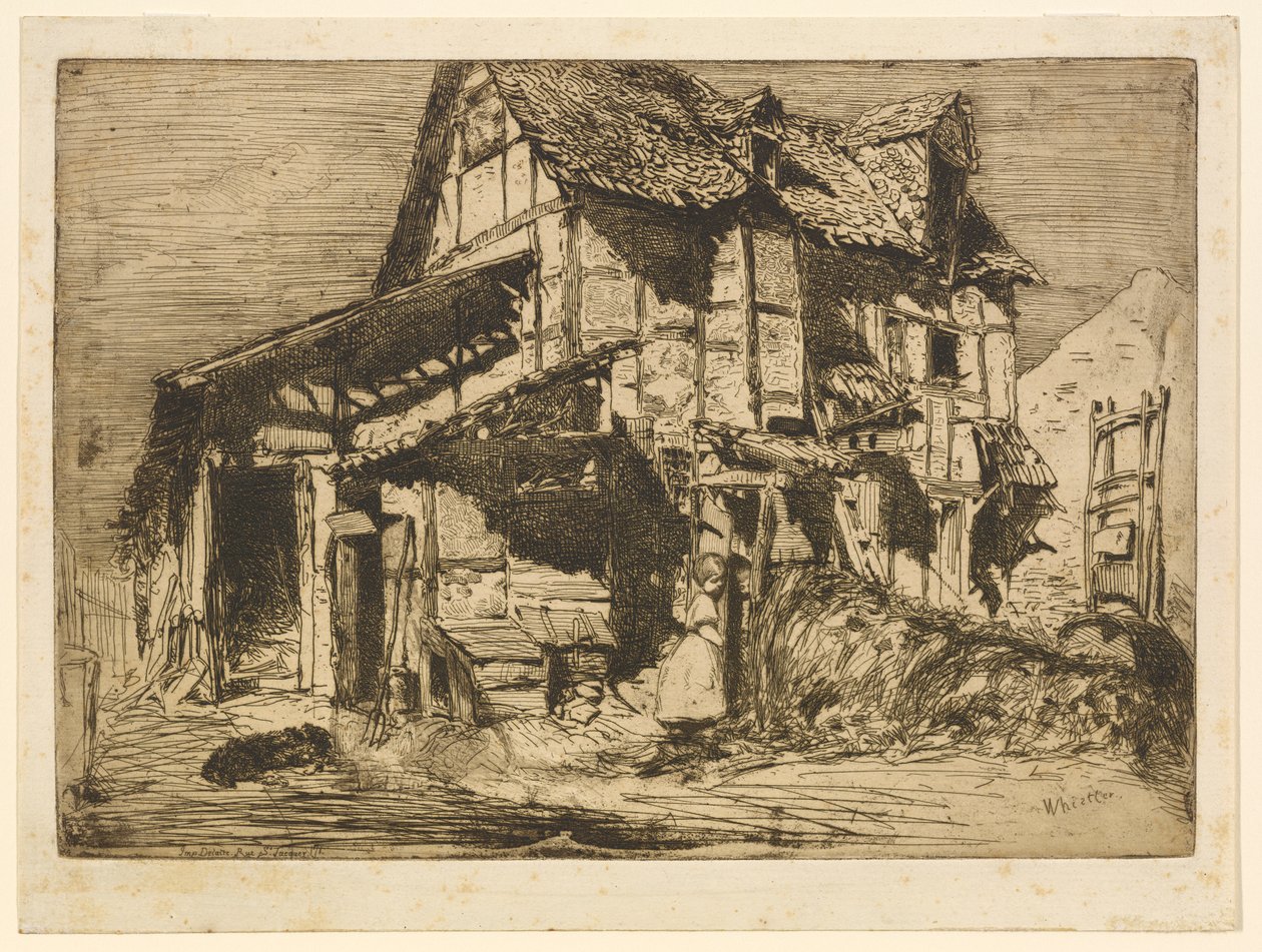 Den usikre leiegården av James Abbott McNeill Whistler