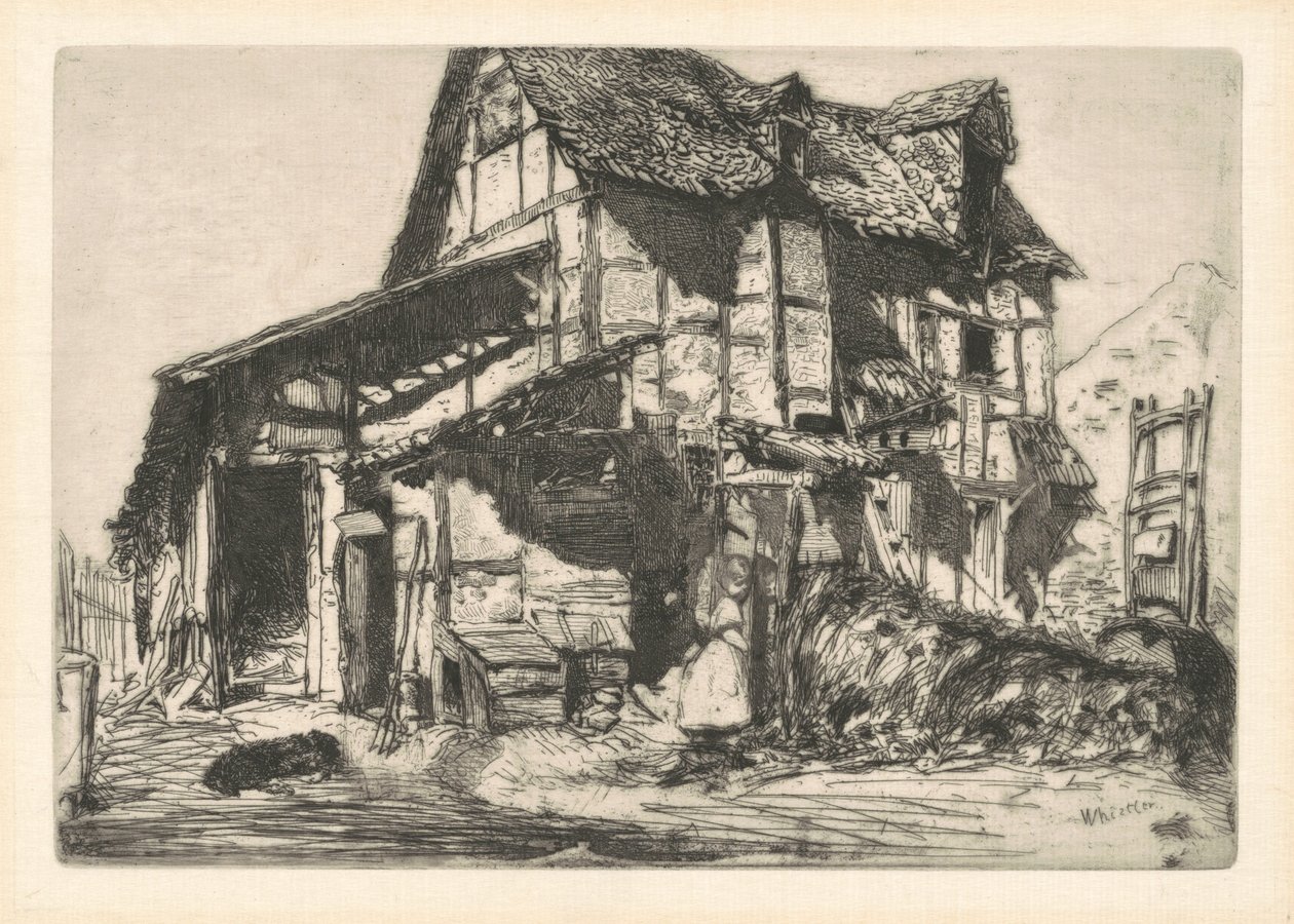 Den usikre leiegården av James Abbott McNeill Whistler
