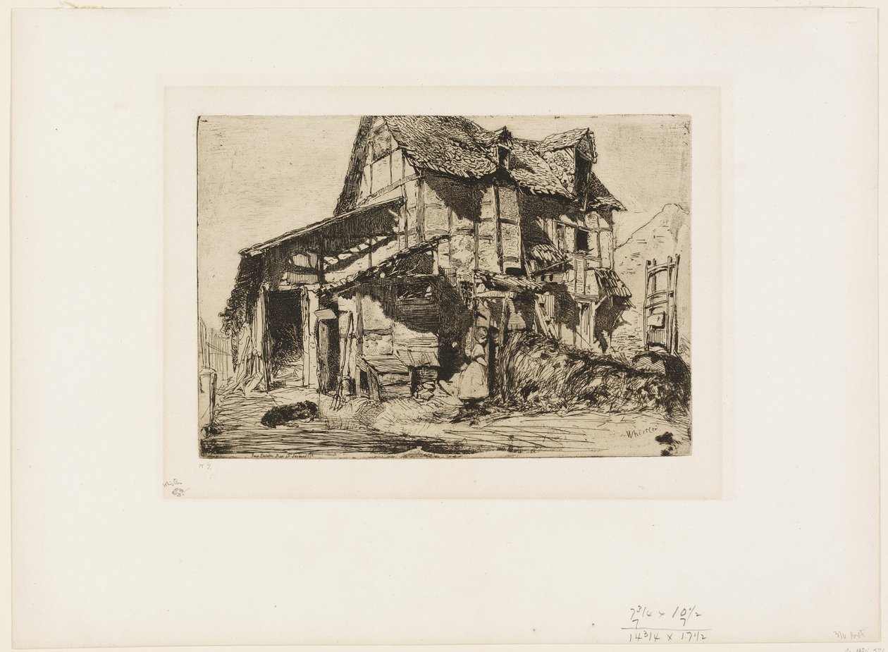 Den usikre leiegården av James Abbott McNeill Whistler