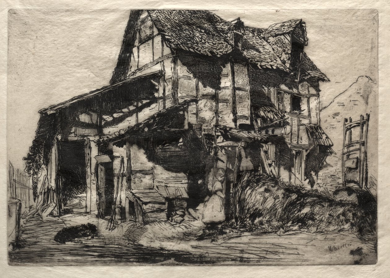 Den usikre leiegården av James McNeill Whistler