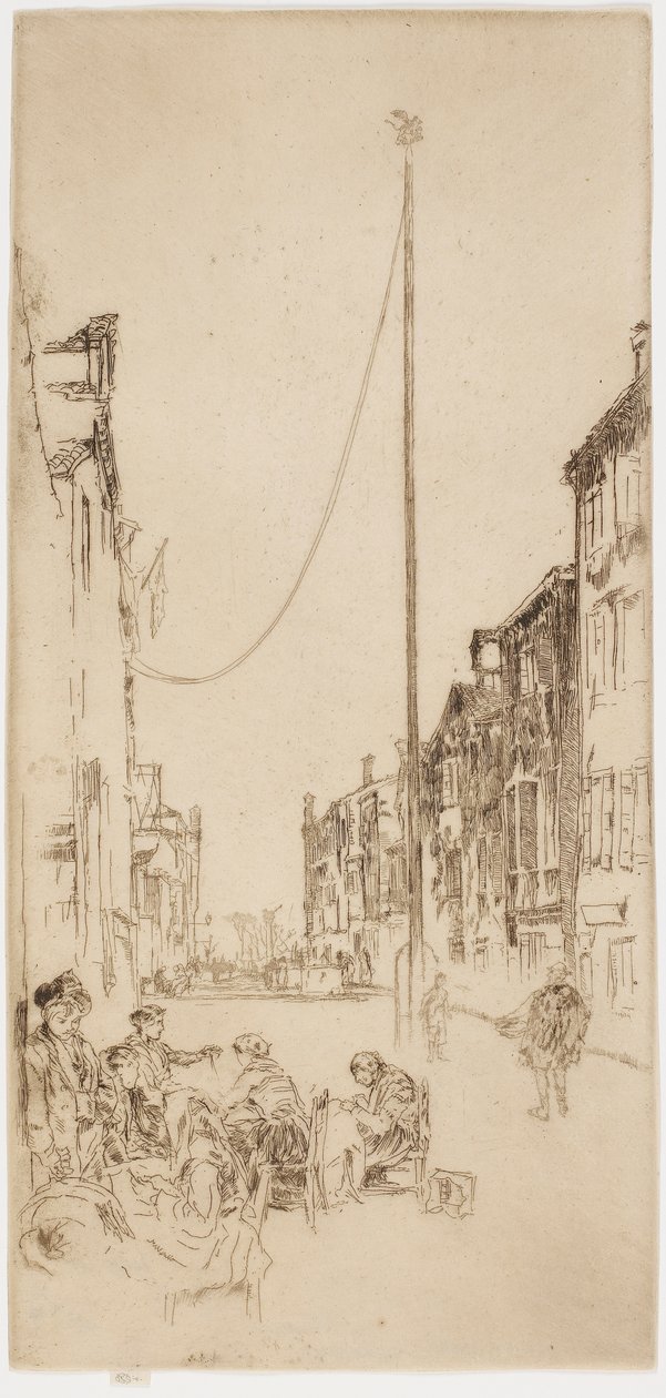 Den venetianske masten av James Abbott McNeill Whistler