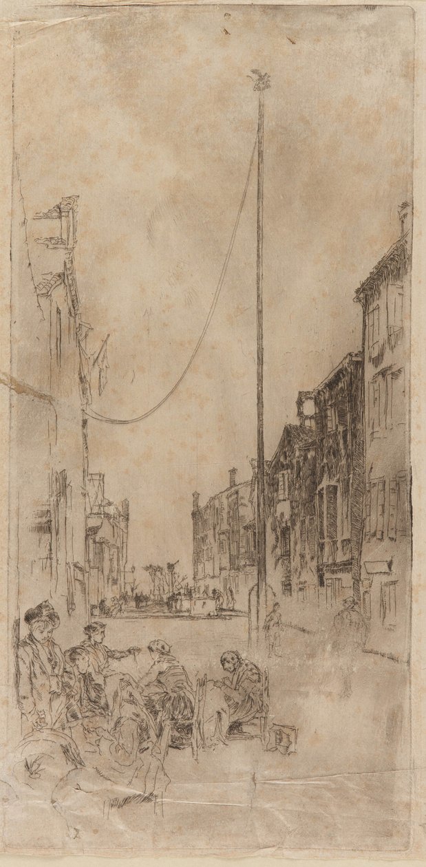 Den venetianske masten av James Abbott McNeill Whistler
