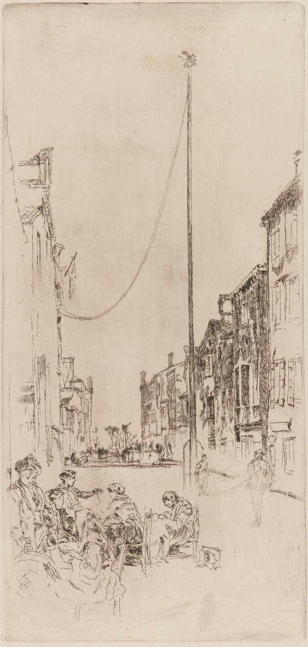 Den venetianske masten av James Abbott McNeill Whistler