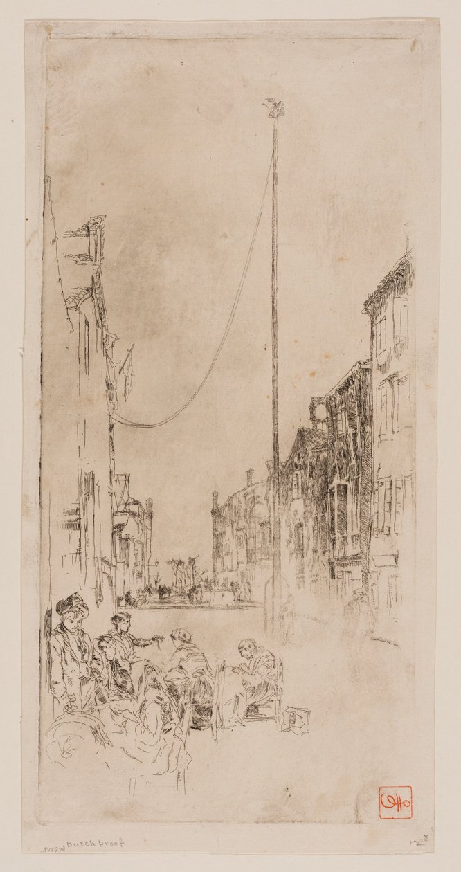 Den venetianske masten av James Abbott McNeill Whistler