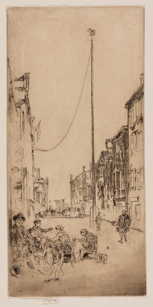 Den venetianske masten av James Abbott McNeill Whistler