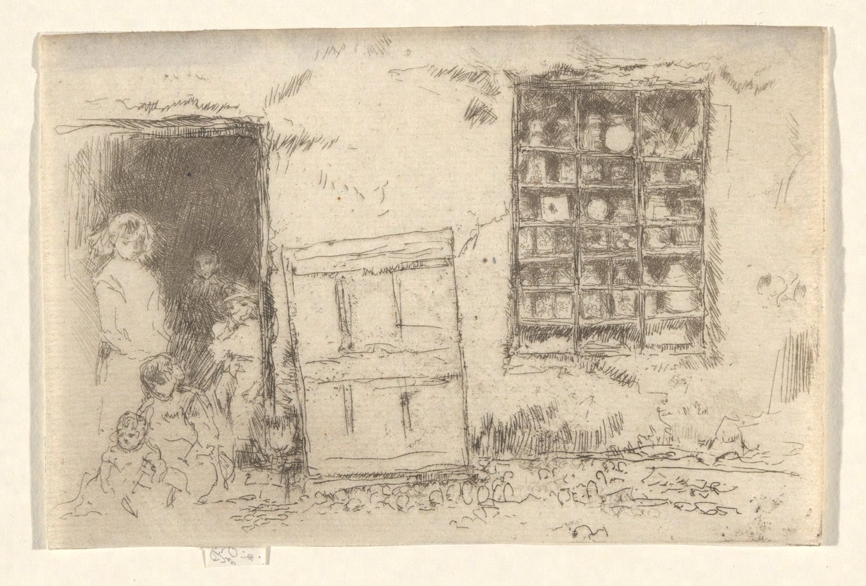 Landsbyens søtbutikk av James Abbott McNeill Whistler