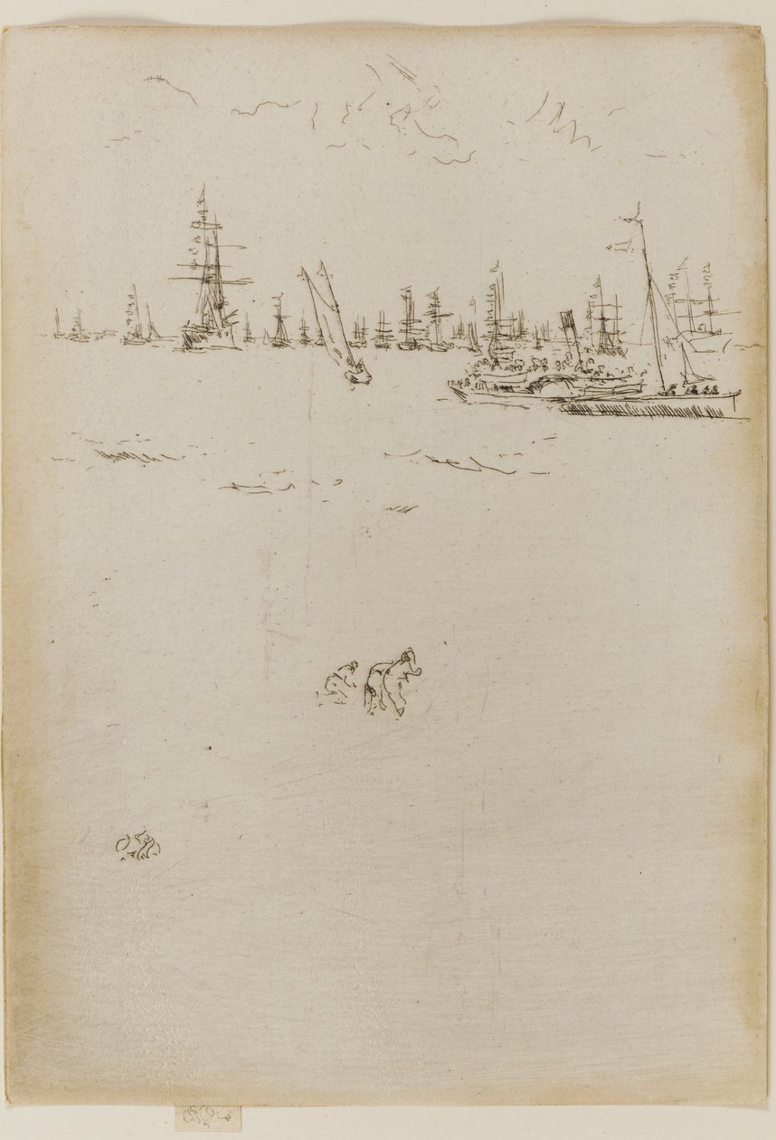 Besøksbåten av James Abbott McNeill Whistler