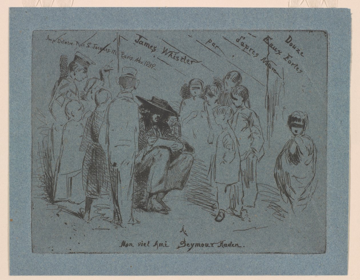 Tittelsiden til "French Set" av James Abbott McNeill Whistler