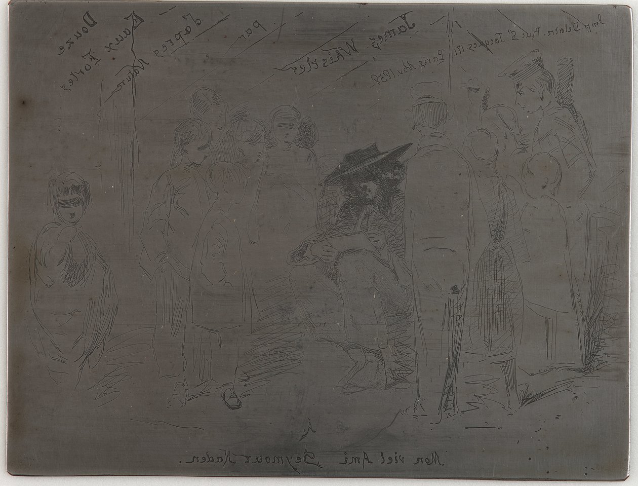 Tittel på det franske settet av James Abbott McNeill Whistler
