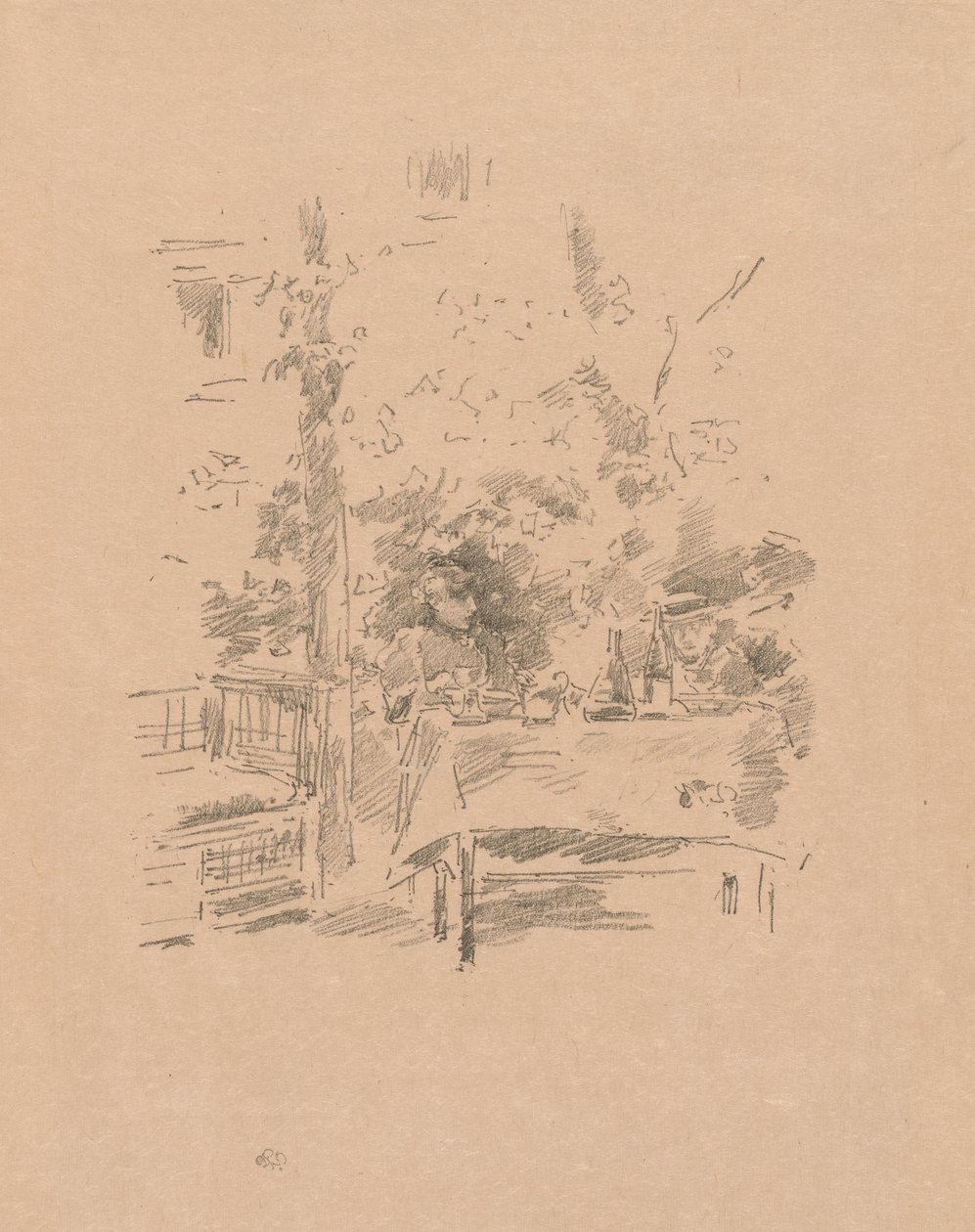 En-til-en i hagen av James Abbott McNeill Whistler