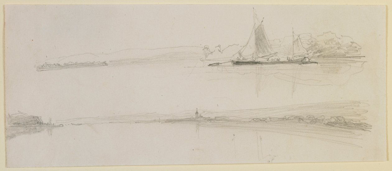 To scener på en elv av James Abbott McNeill Whistler