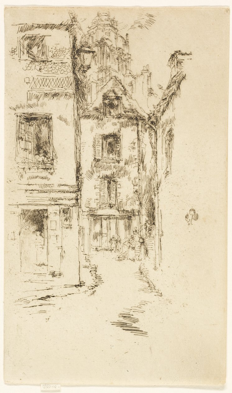 Under katedralen, Blois av James Abbott McNeill Whistler