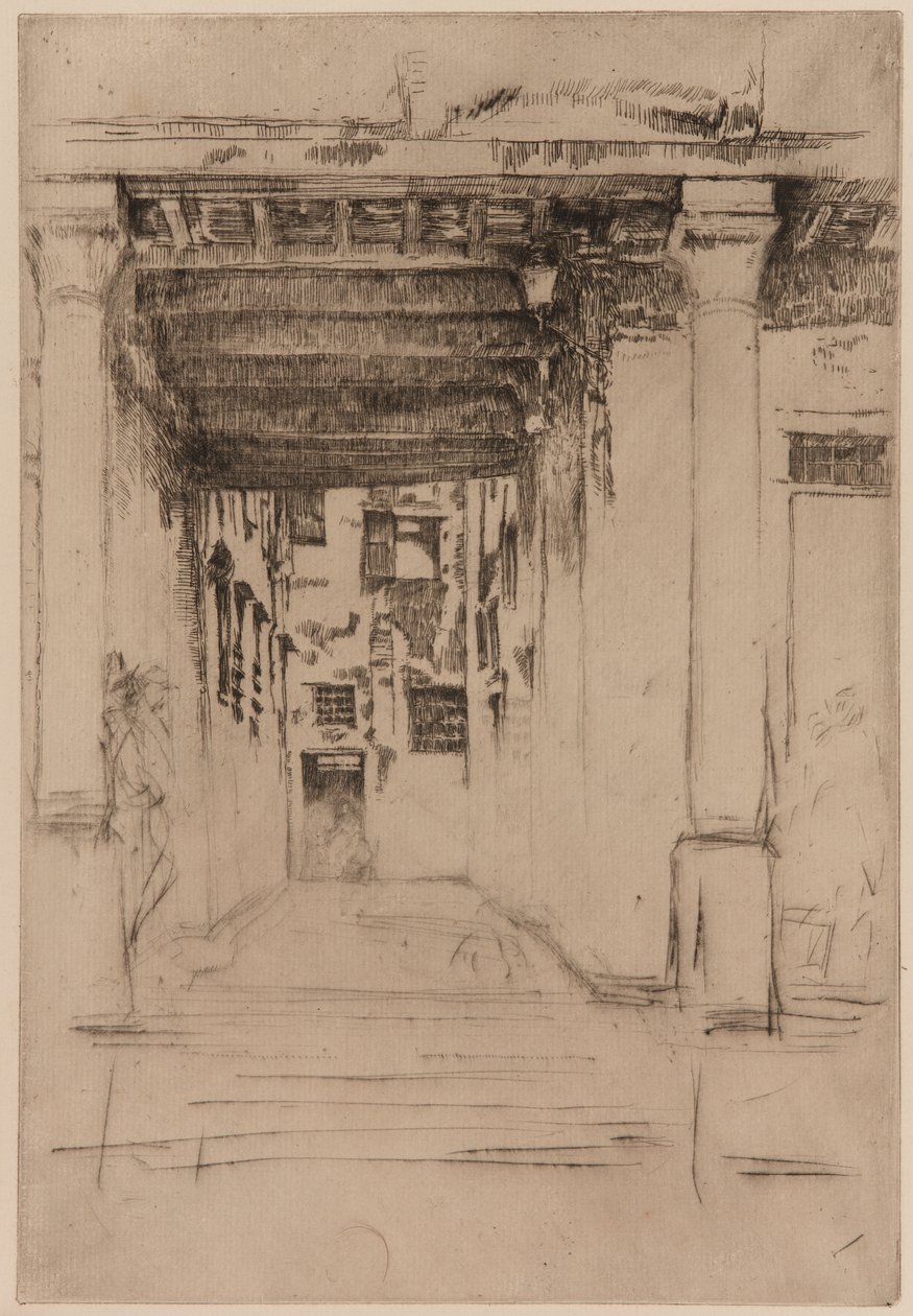 venetiansk domstol av James Abbott McNeill Whistler