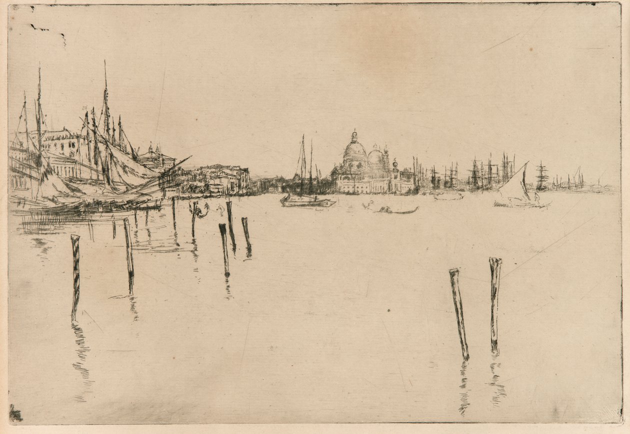Venezia av James Abbott McNeill Whistler