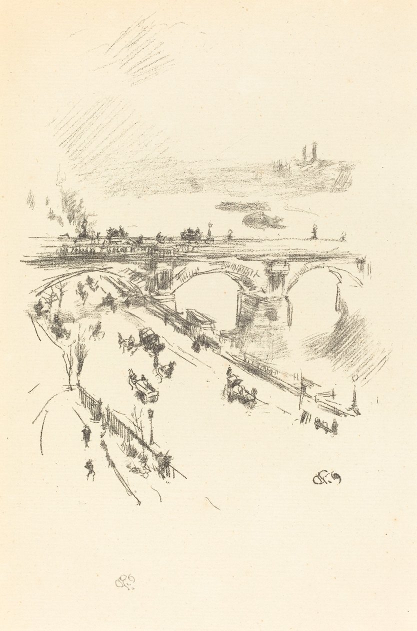Waterloo Bridge av James Abbott McNeill Whistler