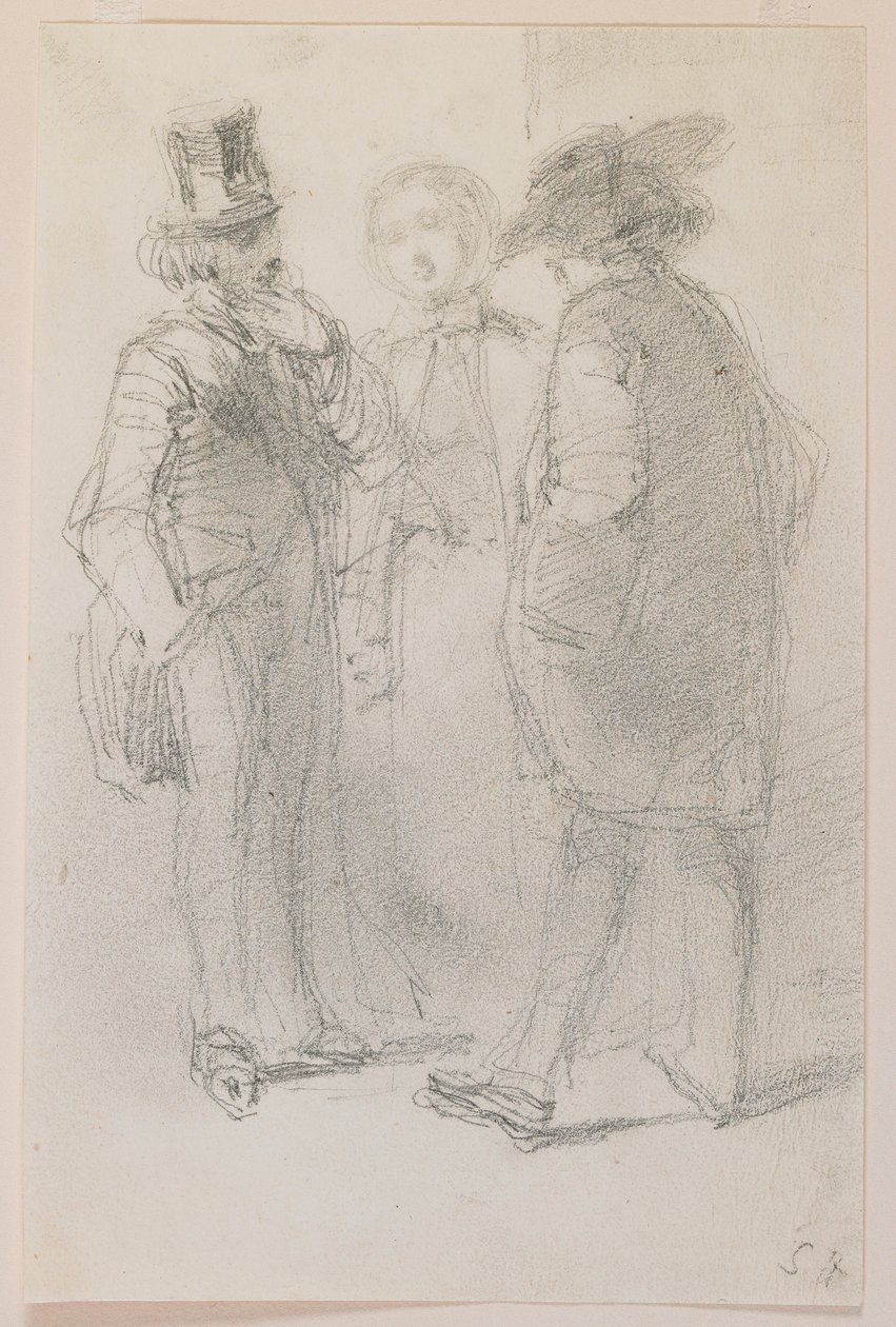 Whistler med venner av James Abbott McNeill Whistler