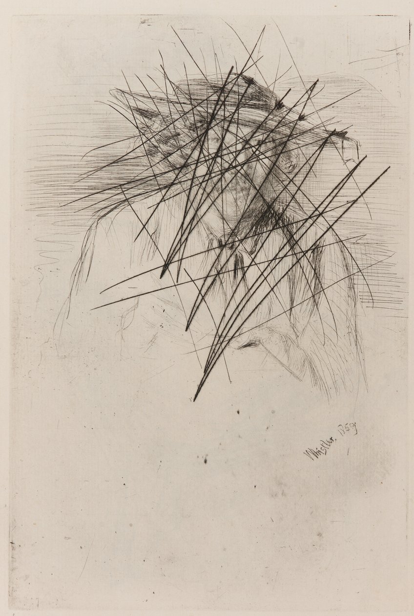 Whistler med hatt av James Abbott McNeill Whistler