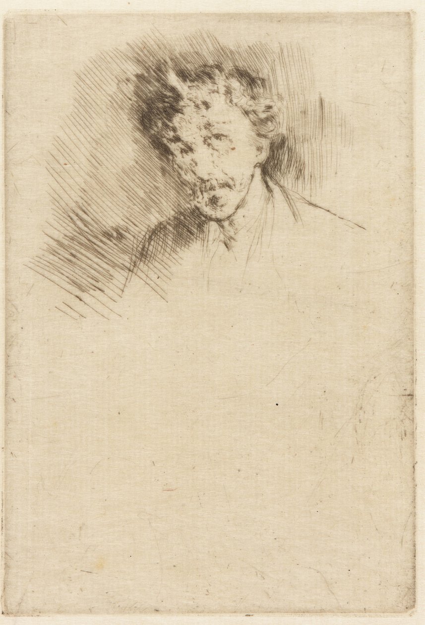 Whistler med White Lock av James Abbott McNeill Whistler