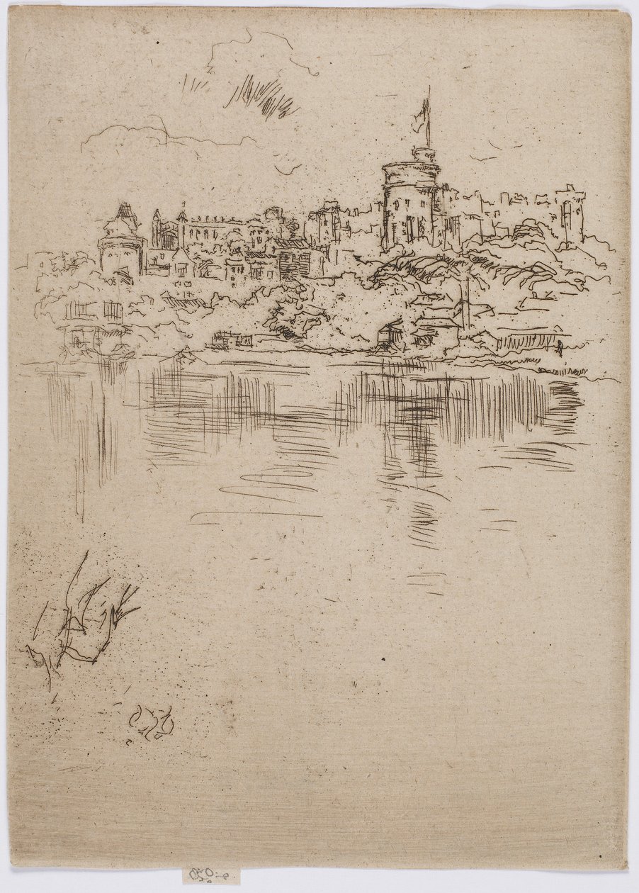 Windsor slott av James Abbott McNeill Whistler