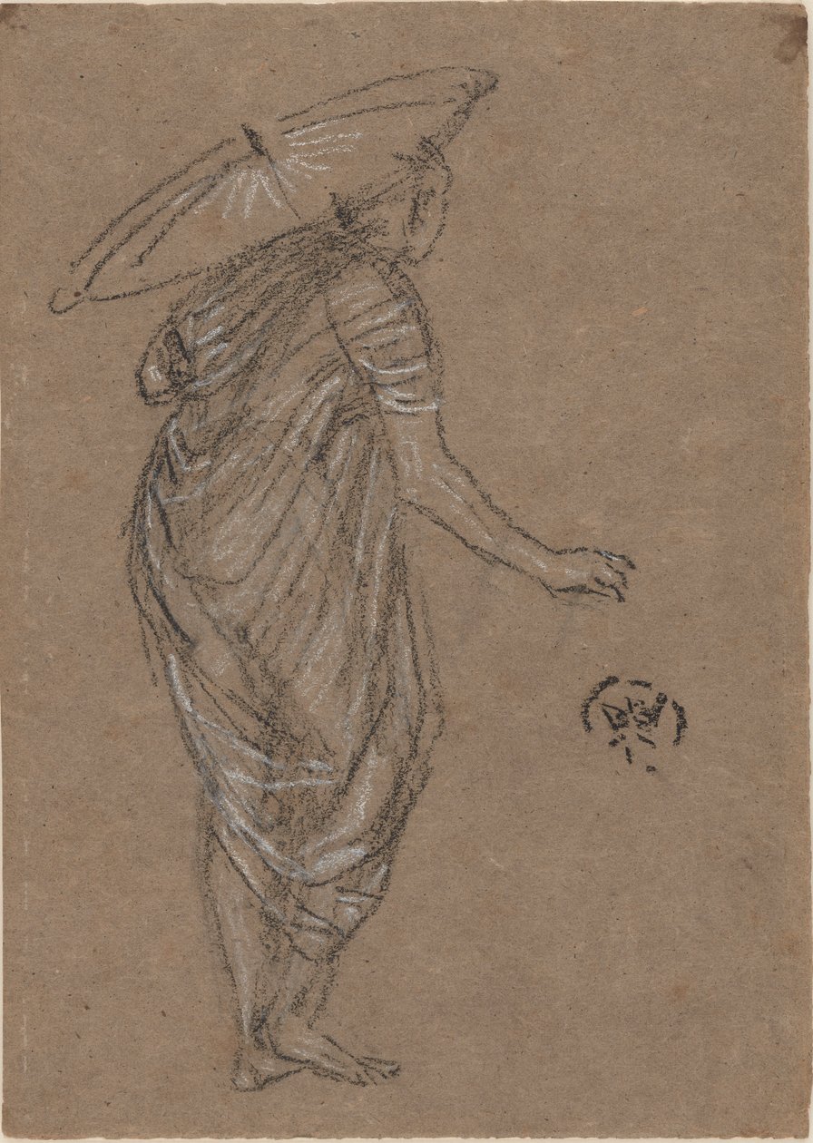 Kvinne med parasoll av James Abbott McNeill Whistler