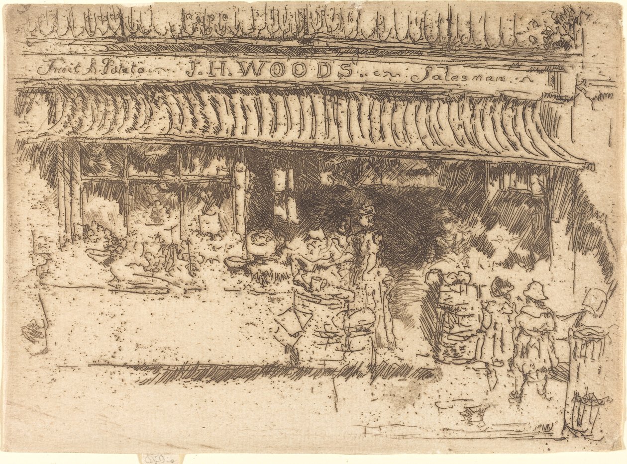 Woods fruktbutikk av James Abbott McNeill Whistler