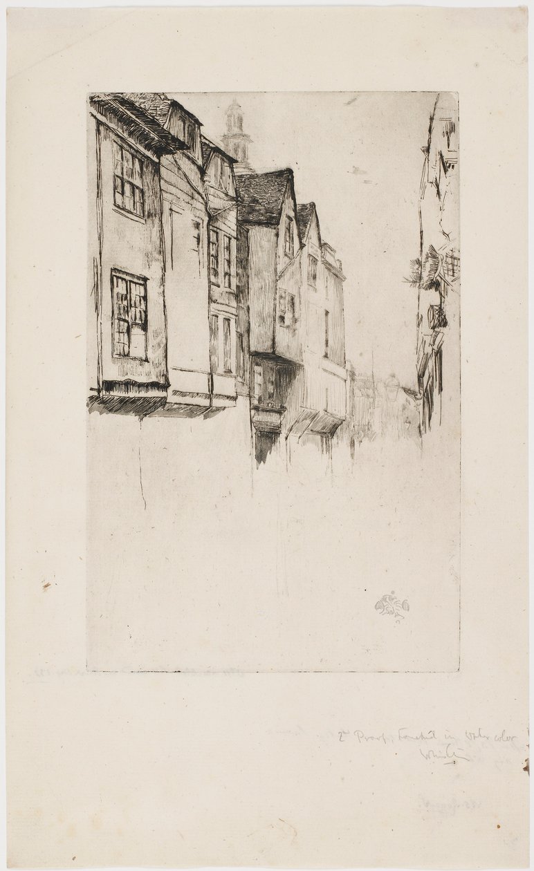 Great Street, London av James Abbott McNeill Whistler