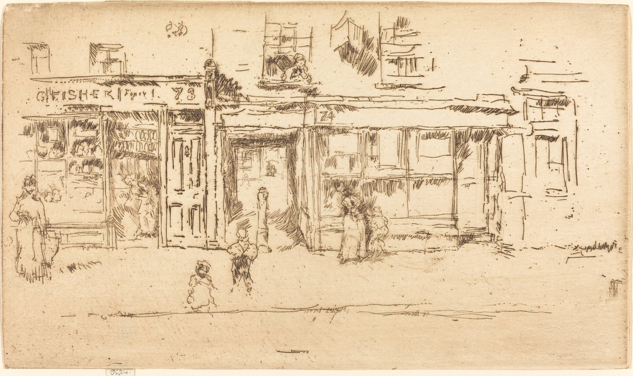 York Street, Westminster av James Abbott McNeill Whistler