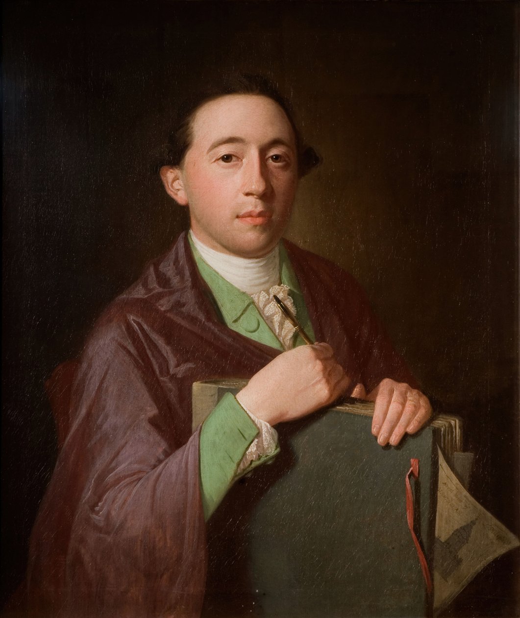 Portrett av William Westley, 1750-1800. av James Millar