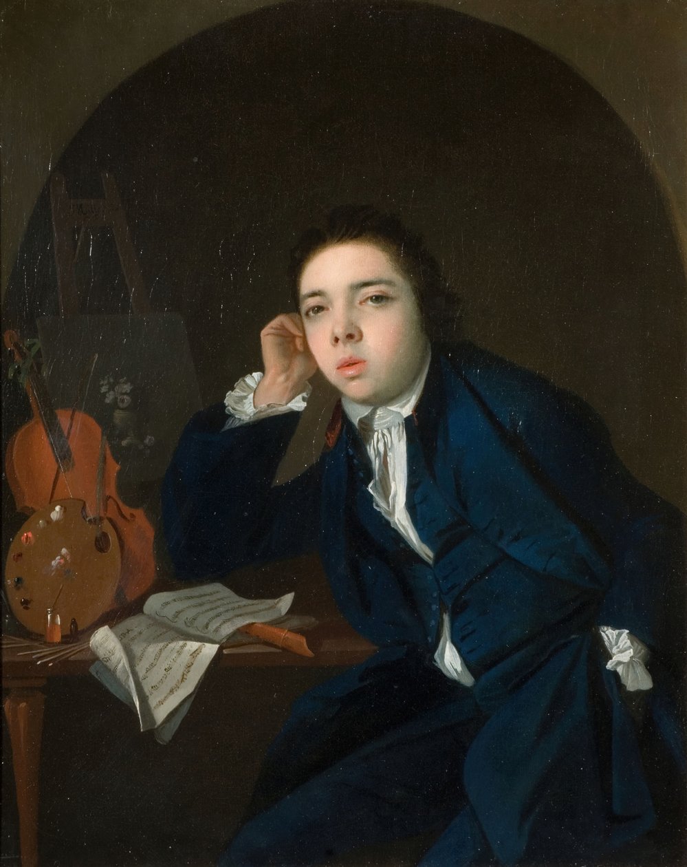 Selvportrett, 1766. av James Millar
