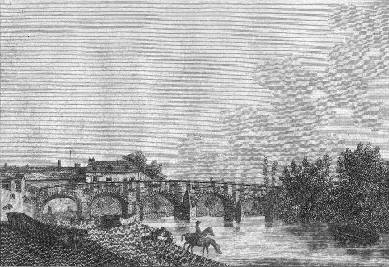 Maidstone Bridge, Kent. Pl. 2, 1787 av James Newton