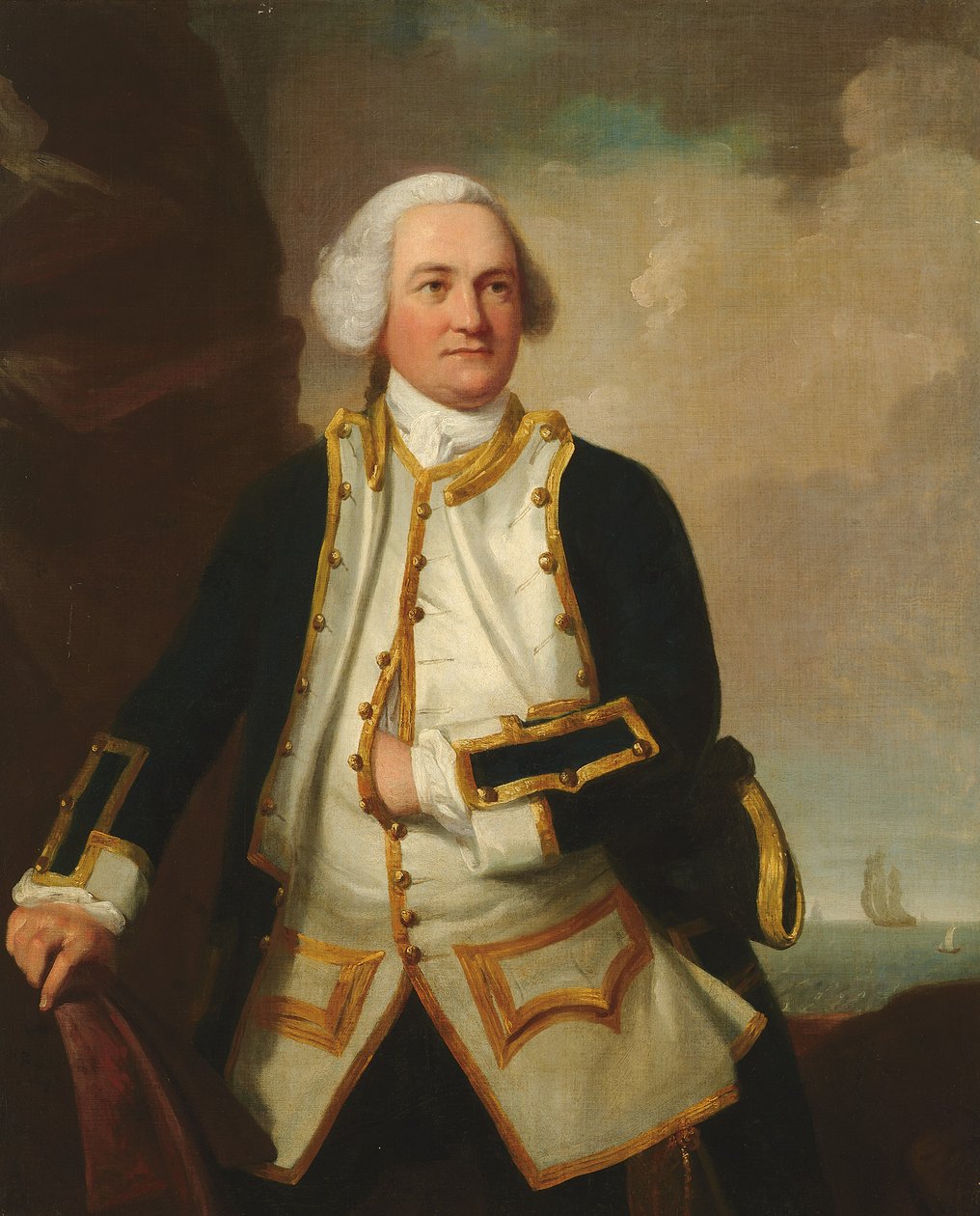 Portrett av admiral Samuel Graves av James Northcote