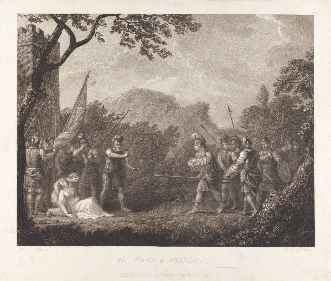 Aganeccas fall, 1783 av James Parker
