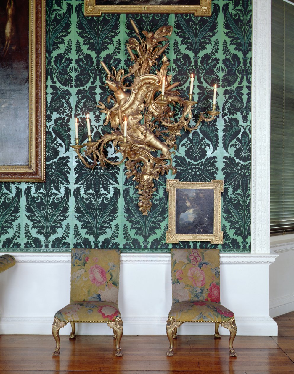 Sidestoler og girandole, fra Gallery Suite, laget av James Pascall av James Pascall