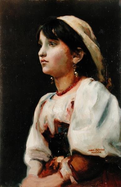 Geralda, ca. 1880-tallet (olje på lerret) av James Paterson
