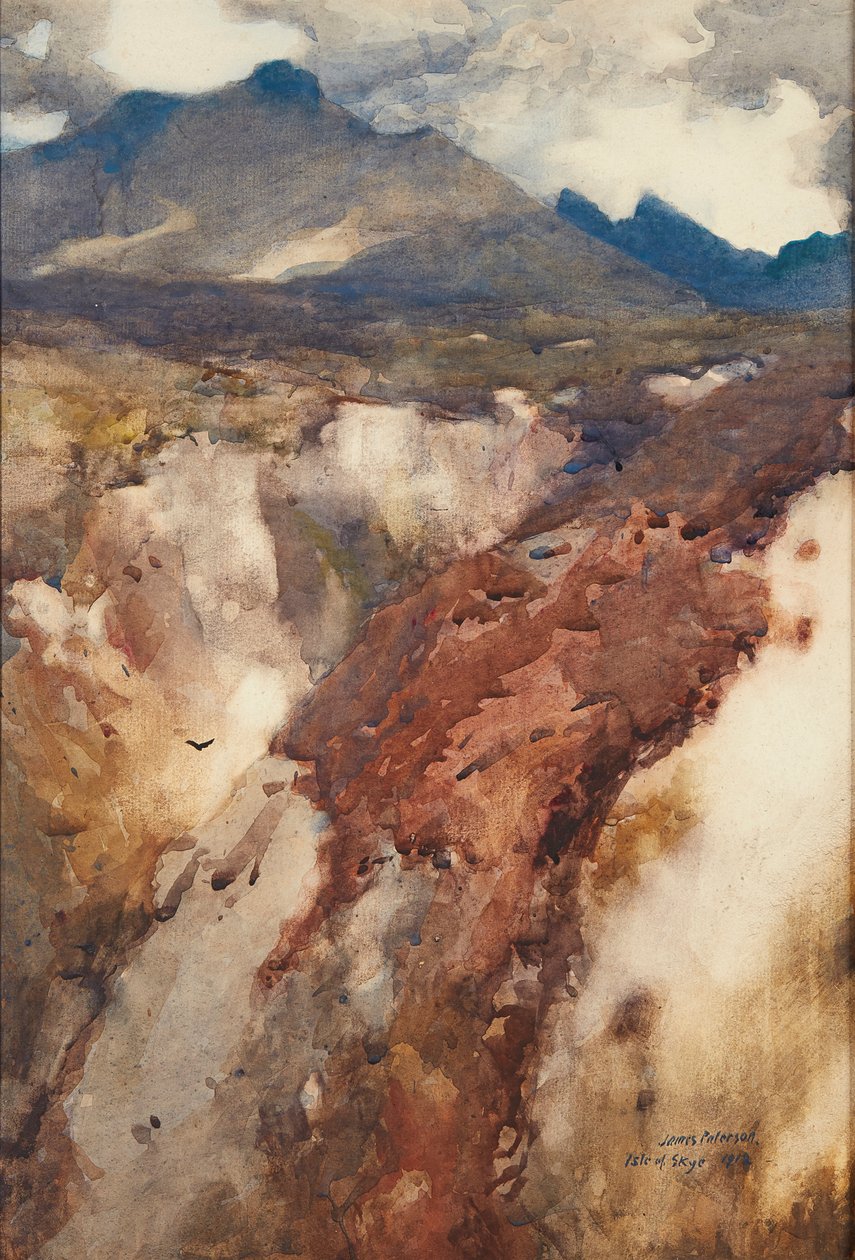 Isle of Skye (akvarell) av James Paterson