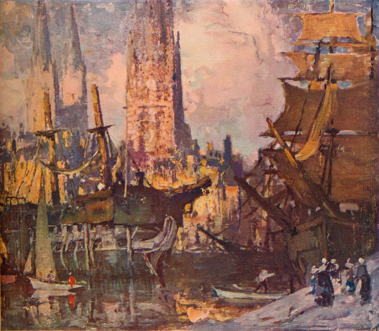 The Last of the Indomitable, c1908 av James Paterson